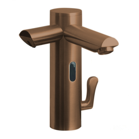 Wella Light Oil Rubbed Bronze Finish Dual Automatic Commercial Touchless Sensor Faucet And Touchless Soap Dispenser
